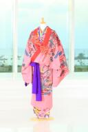 琉装打掛ピンク