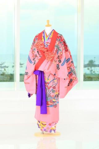 琉装打掛ピンク