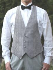 カマ―ベスト(ｸﾞﾚﾝﾁｪｯｸ×ｸﾞﾚｰ)