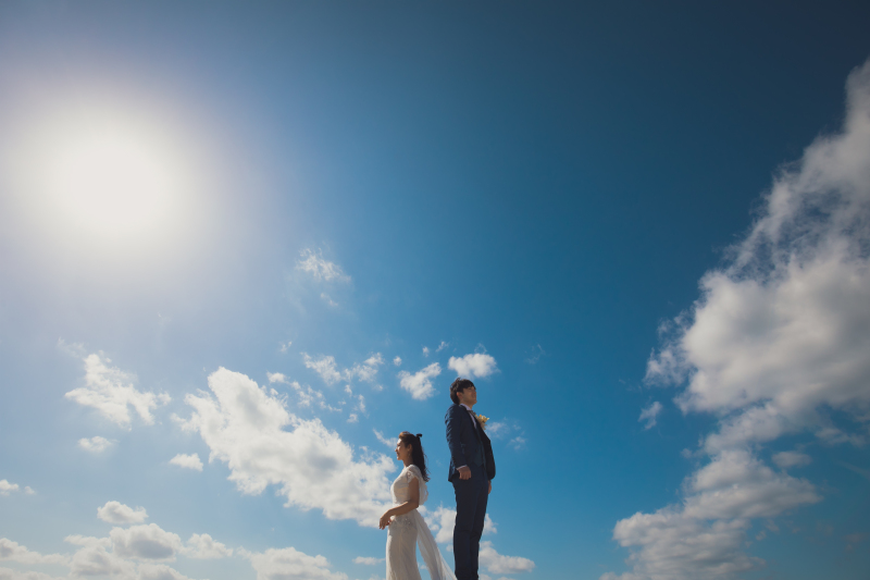 画面いっぱいの青空