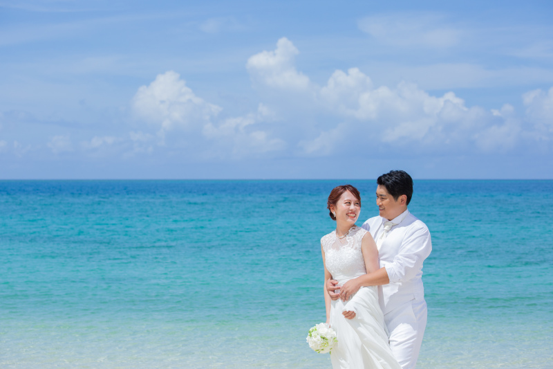 チャペル＆ビーチフォトウエディング♪