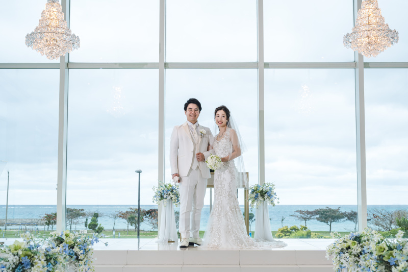 締めはウエディングドレス♪