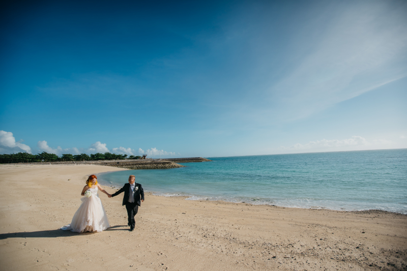 晴天の美々ビーチ