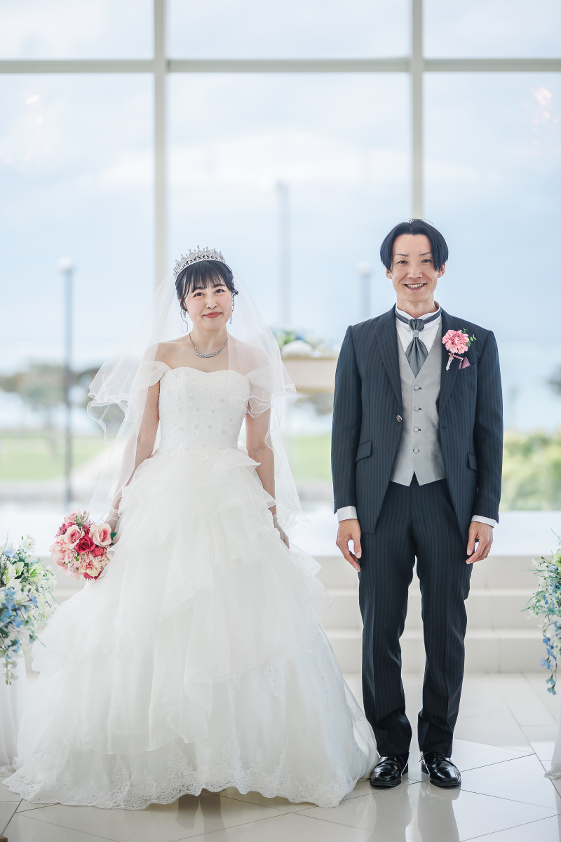 お二人の立ち姿ショット♪