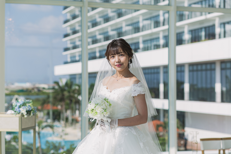 新婦さまのソロショット♪