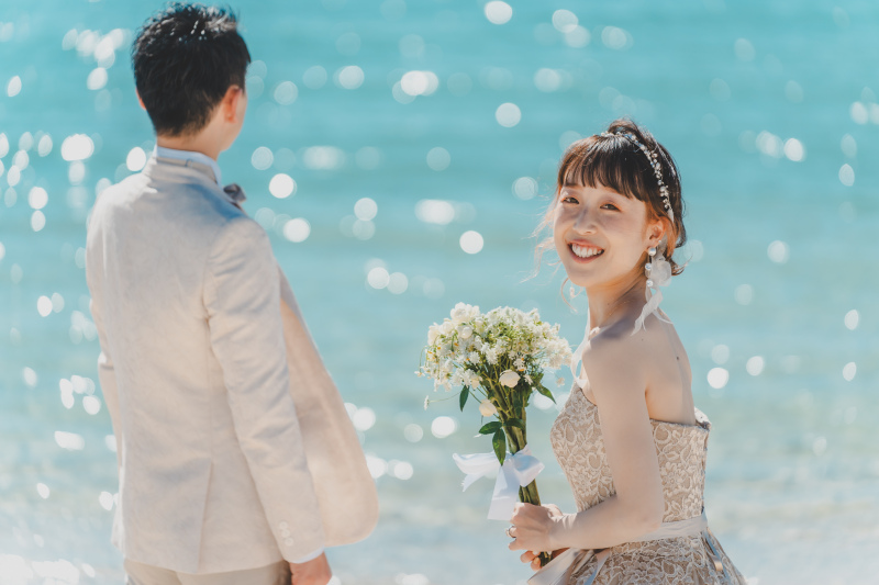 新婦様の振り向きショット♡