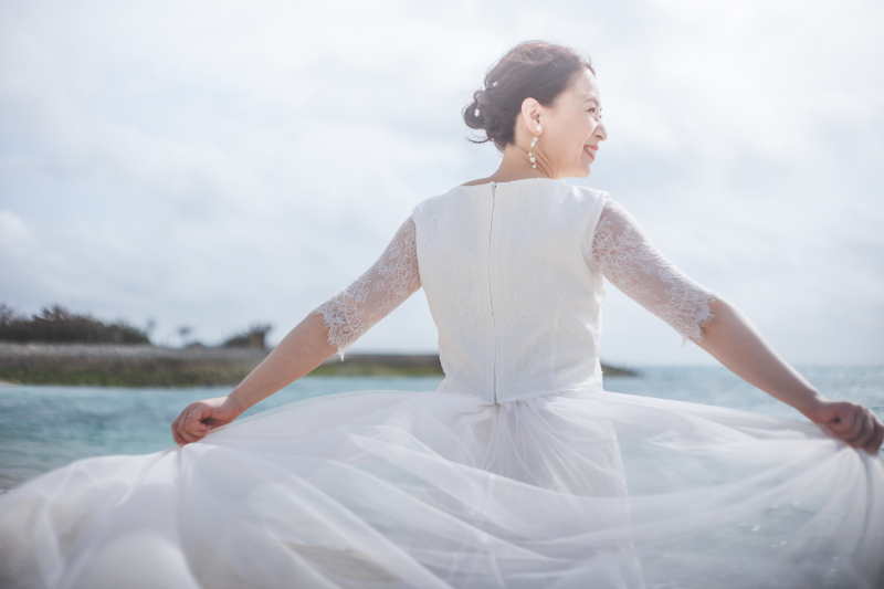 美しく舞う新婦様