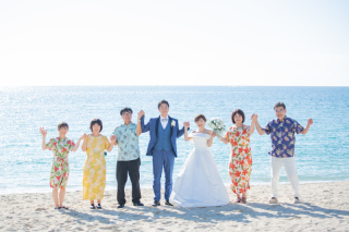 ゲストと一緒にフォトウェディング♪