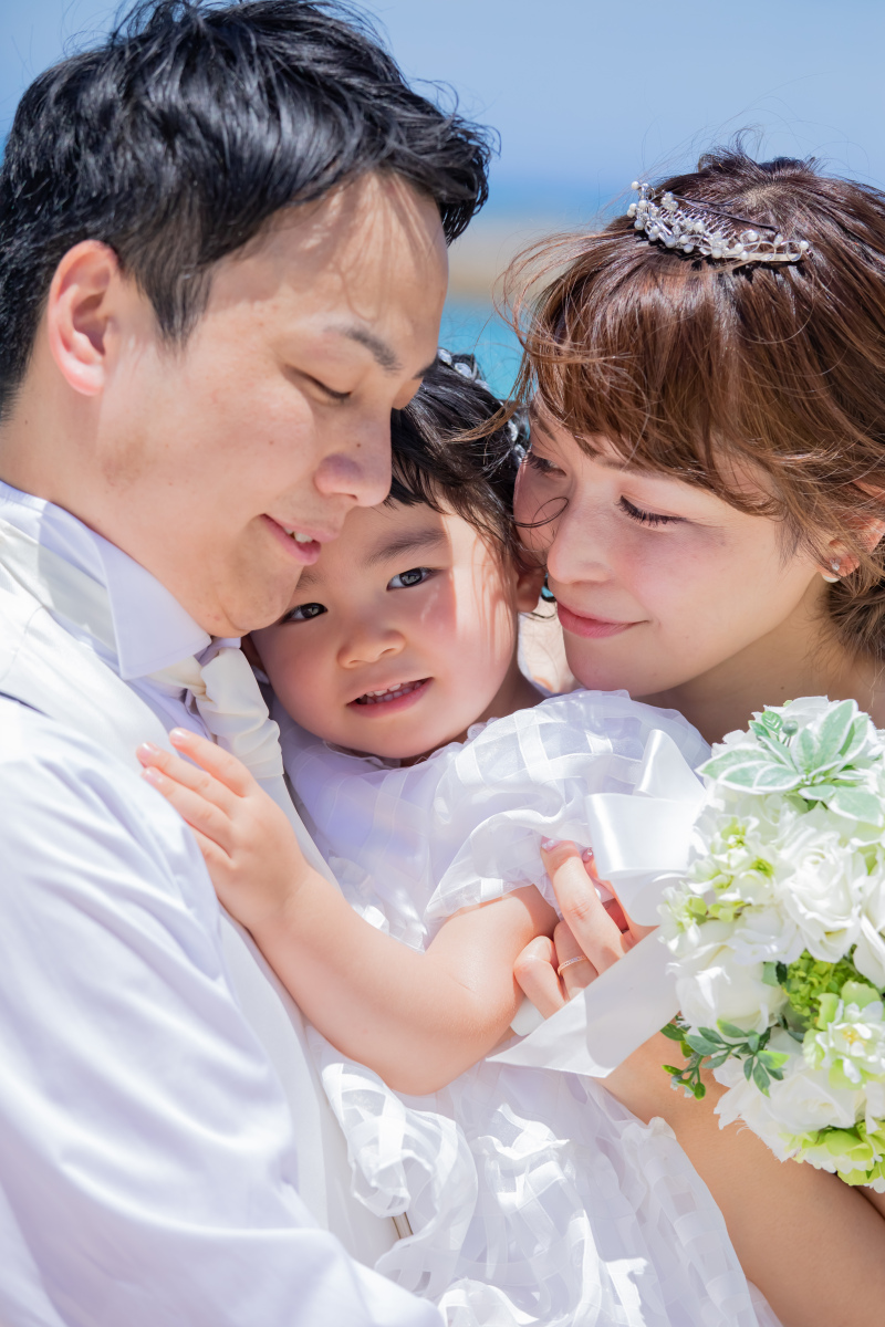 ご家族に見守れながらの結婚式♪