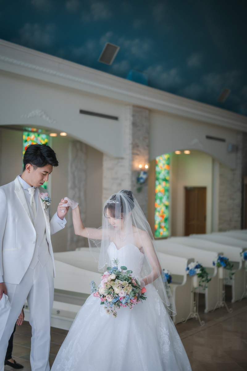 新婦様をエスコート♪