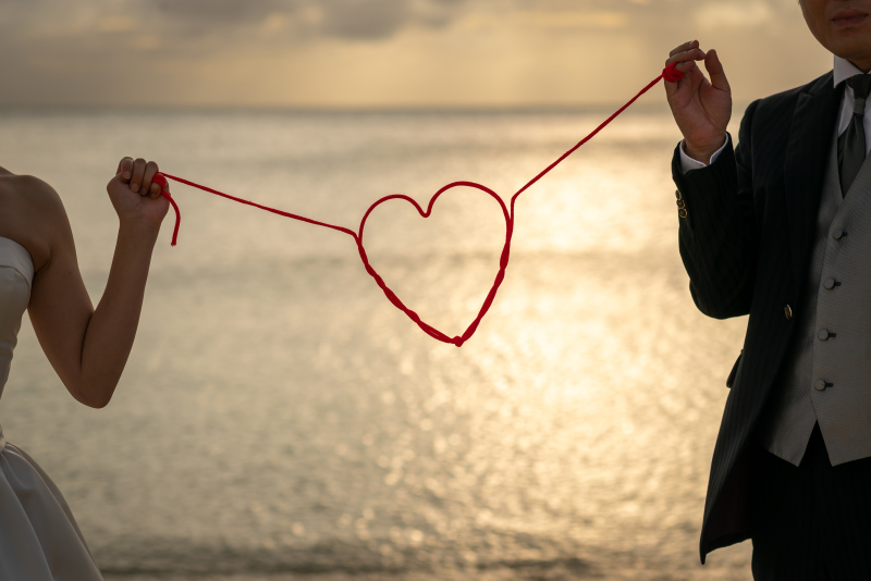 ロマンティックなサンセットフォト♡