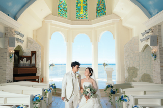 【リザン・ル・アンジュマリー教会】チャペル＆ビーチフォト♪