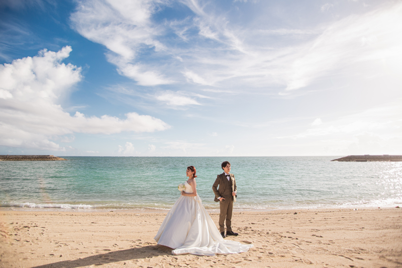 7月の沖縄は夕方でもこの明るさ☆