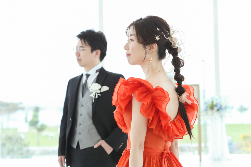 お次はカラードレス♪