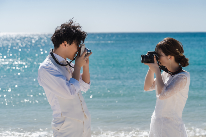 お互いにパシャリ！