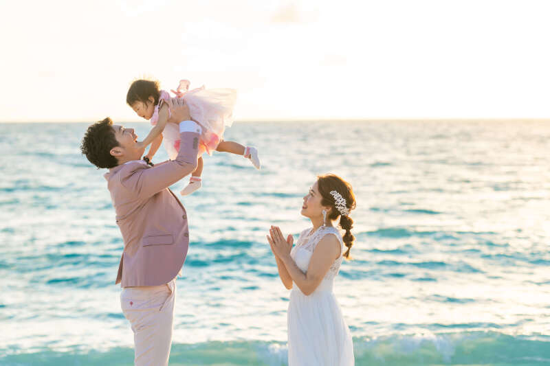 空と海のグラデーションタイム