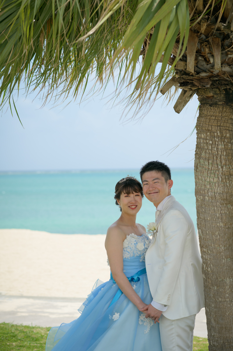 木陰で【カラードレス】