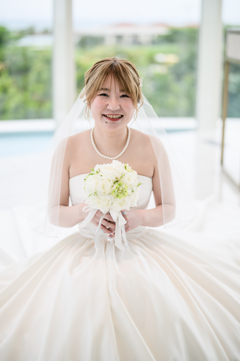 もちろんウエディングドレスでも♪