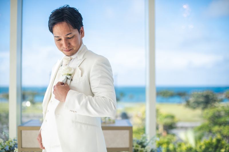 新郎様のソロショット♪