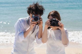 カメラ好きなおふたり♪