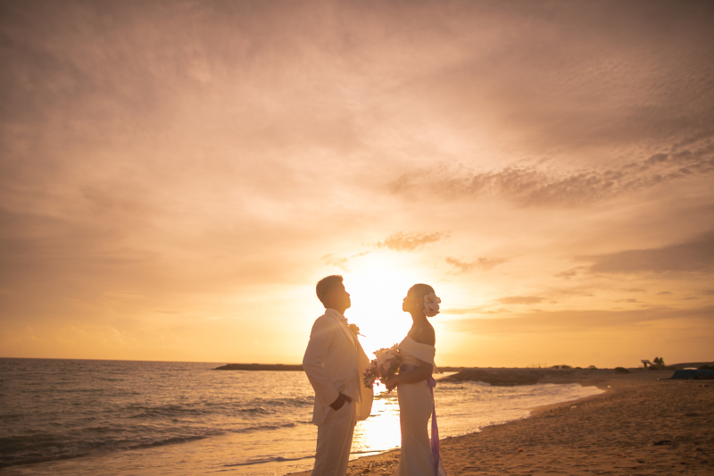 サンセットビーチフォト