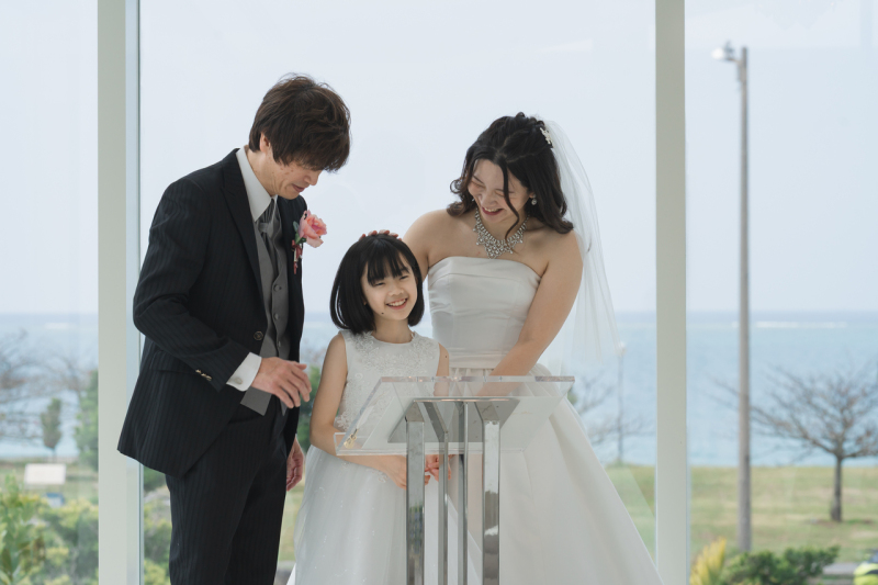 お子様と一緒に叶える温かい挙式