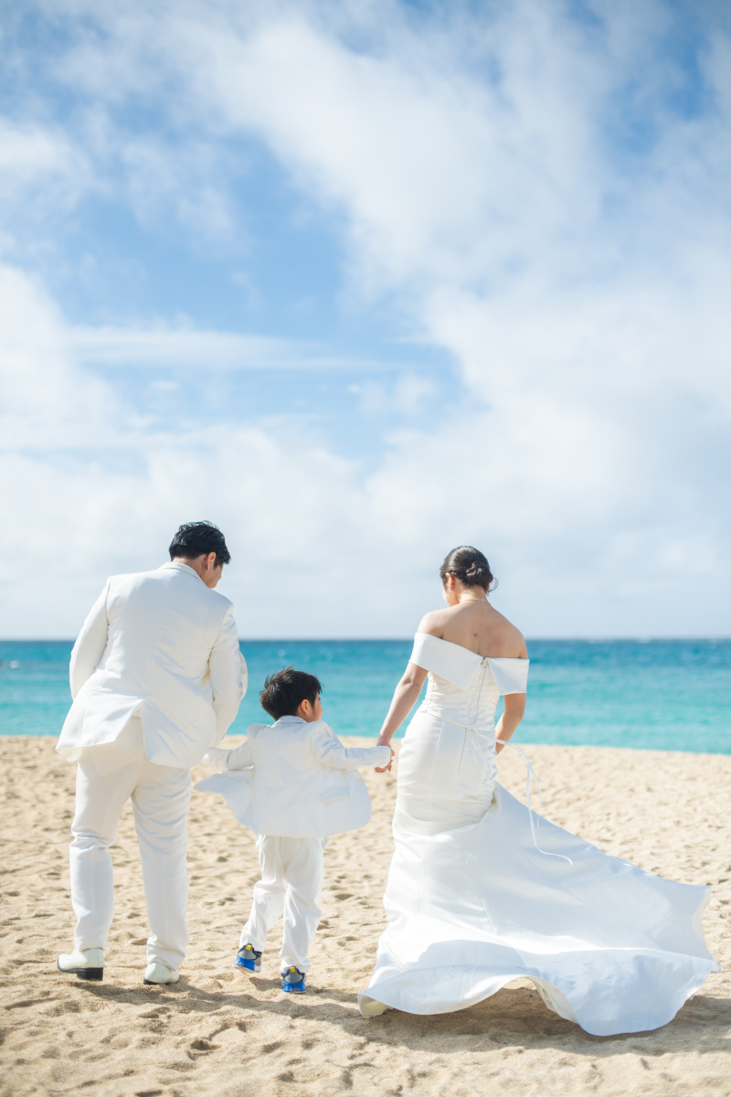 後ろ姿から伝わる楽しい気持ち