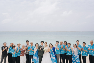 お揃いのかりゆしで過ごす一日