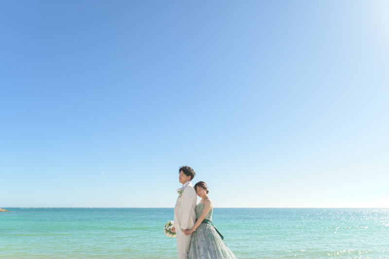 ビーチでもチャペルでも撮影できるフォトウエディング♪