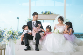 ご家族でチャペルフォトウェディング♡