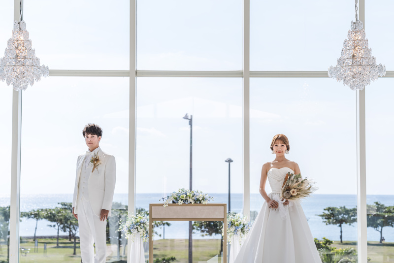 ガラス張りのチャペル♪