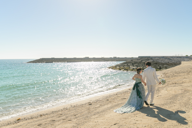 キラキラ輝く海