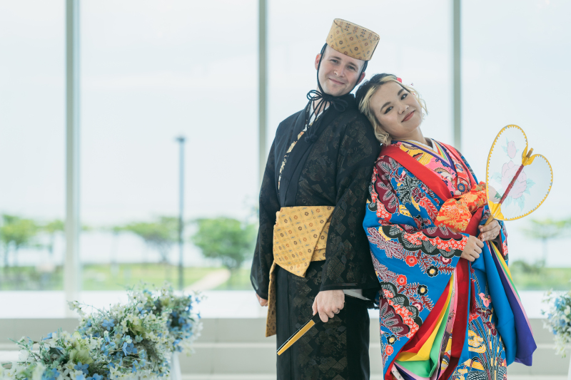 チャペルで琉球フォト♪