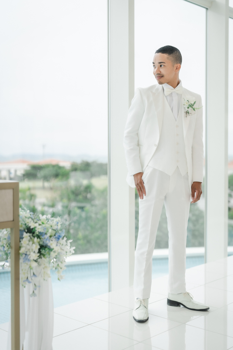 新郎様のソロショット♪