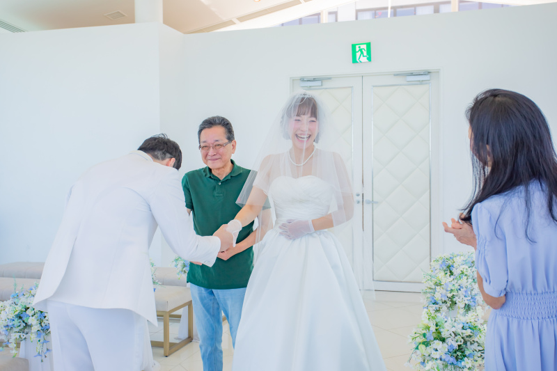 いよいよ挙式がスタート！