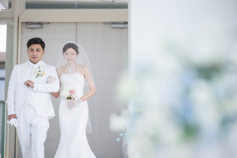 新郎新婦様ご入場♪
