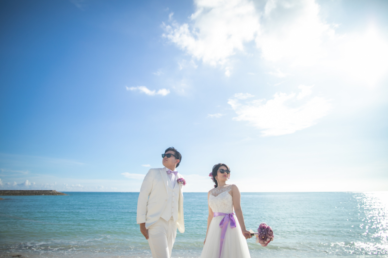 アイテムを使用して自分たちらしいフォトウエディングに＾＾