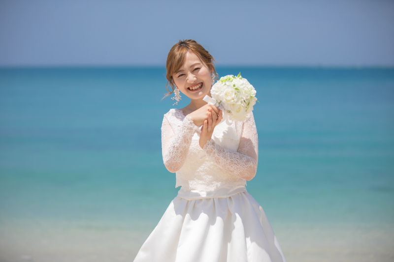 ブーケからひょっこり＾＾