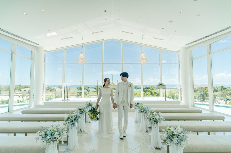 開放感あふれるチャペル