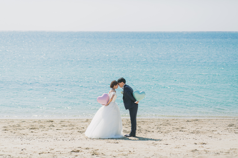 ♥のバルーンをもって♪