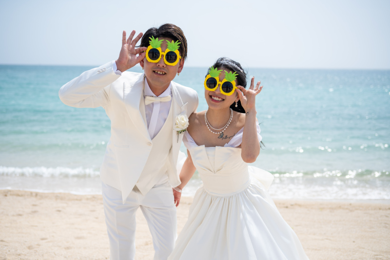 パイナップルメガネ♪