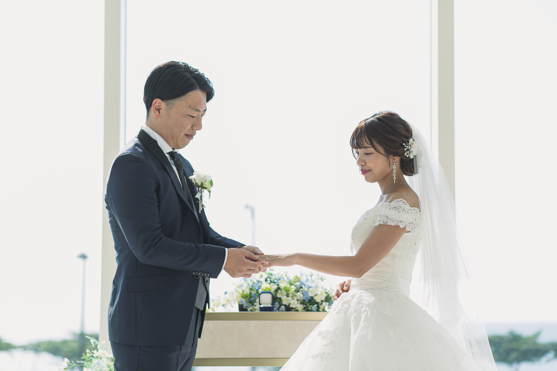 指輪の交換風シーン♡