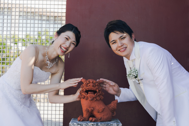 沖縄の守り神≪シーサー≫と一緒に♡