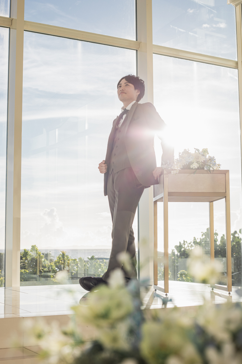 新郎さまソロショット♪