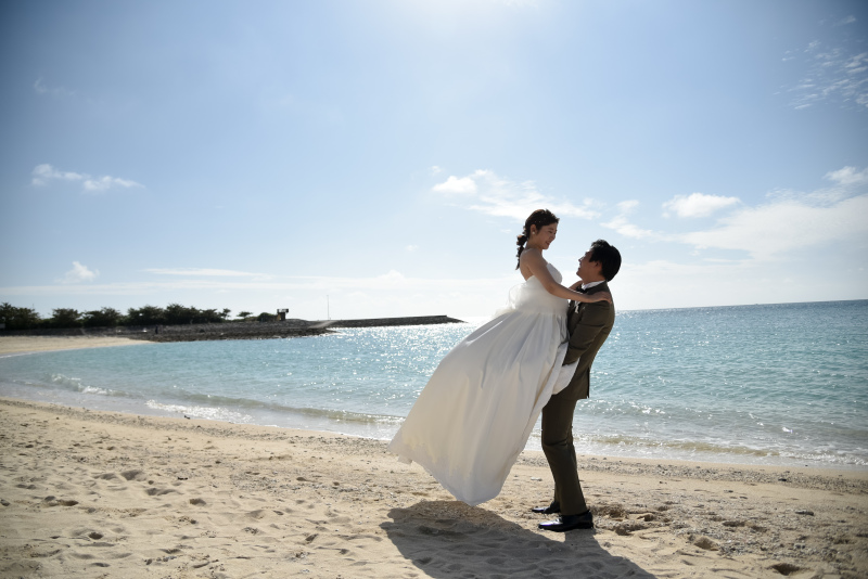 お昼のビーチ撮影♪