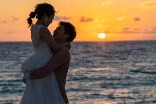 幻想的なサンセットフォト