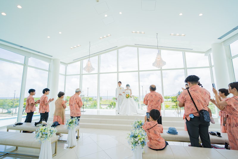 白亜のチャペルで結婚式もできる!
