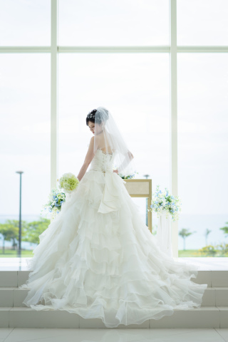 小さな結婚式　沖縄サザンビーチ店_チャペル撮影3(沖縄店)