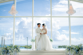 小さな結婚式　沖縄サザンビーチ店_チャペル撮影3(沖縄店)