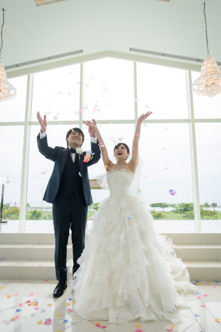 小さな結婚式　沖縄サザンビーチ店_チャペル撮影3(沖縄店)